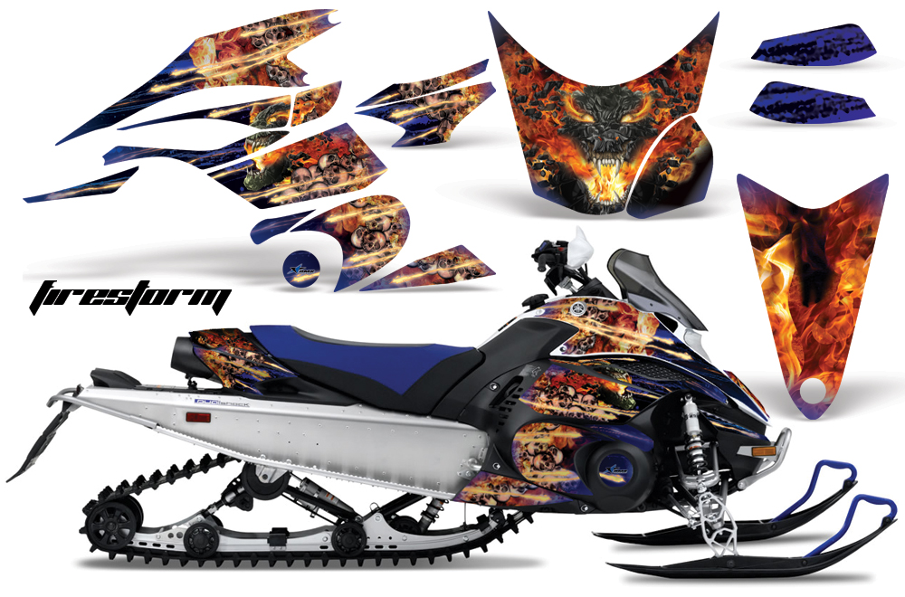 Yamaha FX Nytro Graphics Kit FIRESTORM BLUE